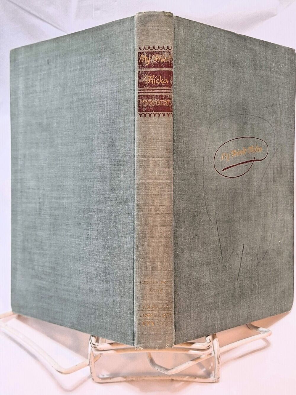 My Friend Flicka by Mary O'Hare (1941 Hardcover w/o DJ)